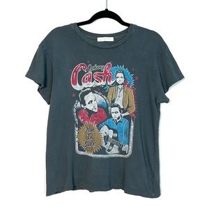 DAYDREAMER Johnny Cash Man in Black graphic print tee size Medium